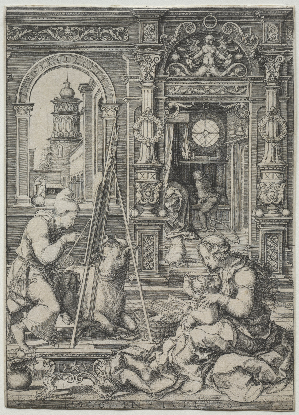 St. Luke Painting the Virgin — Dirk Vellert