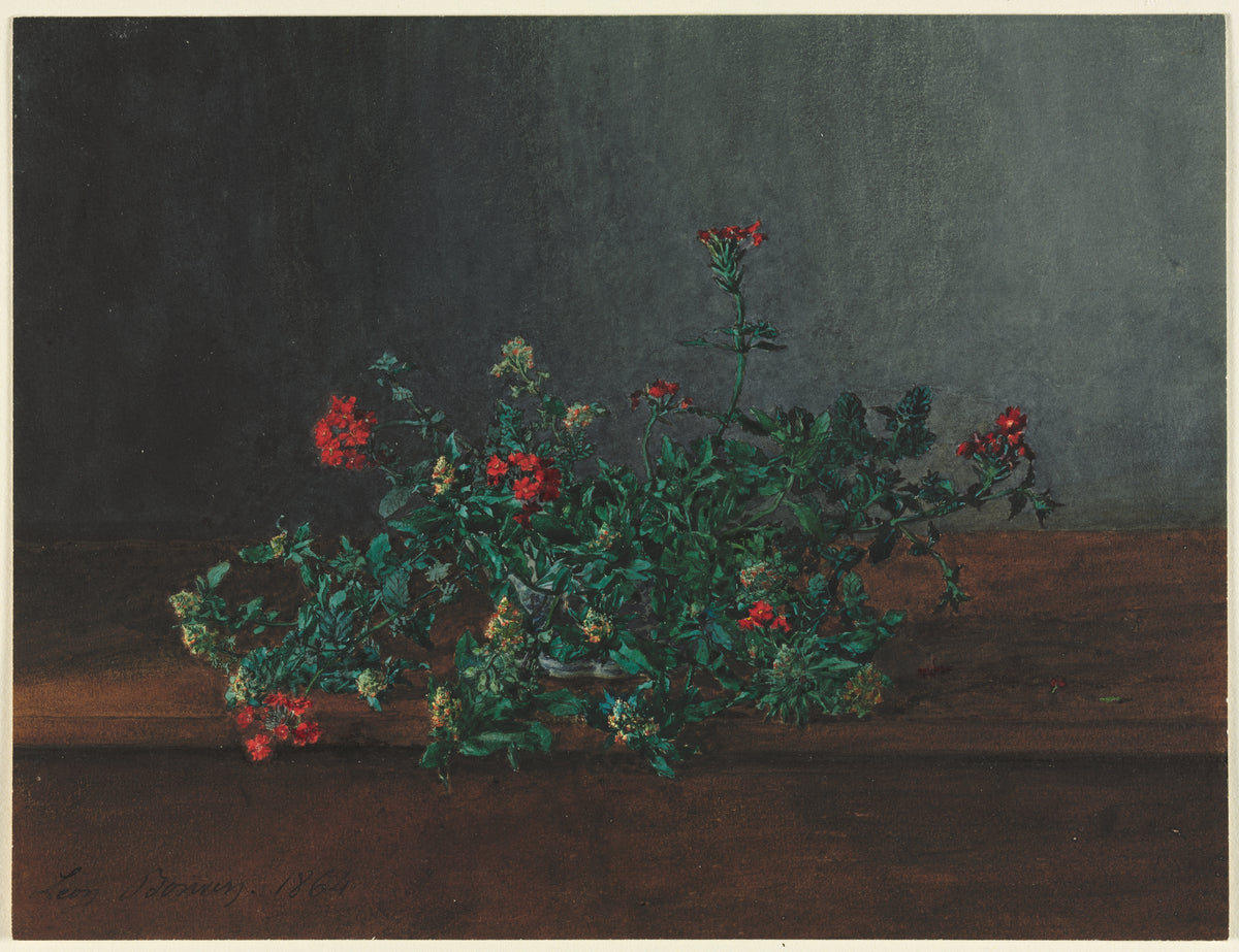 Still Life with Wild Flowers — Léon Bonvin