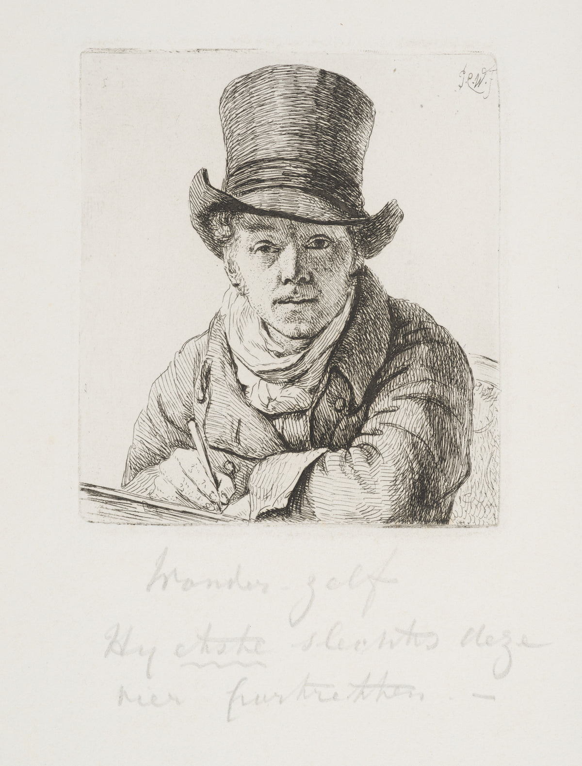 Self-Portrait — Pieter Christoffel Wonder