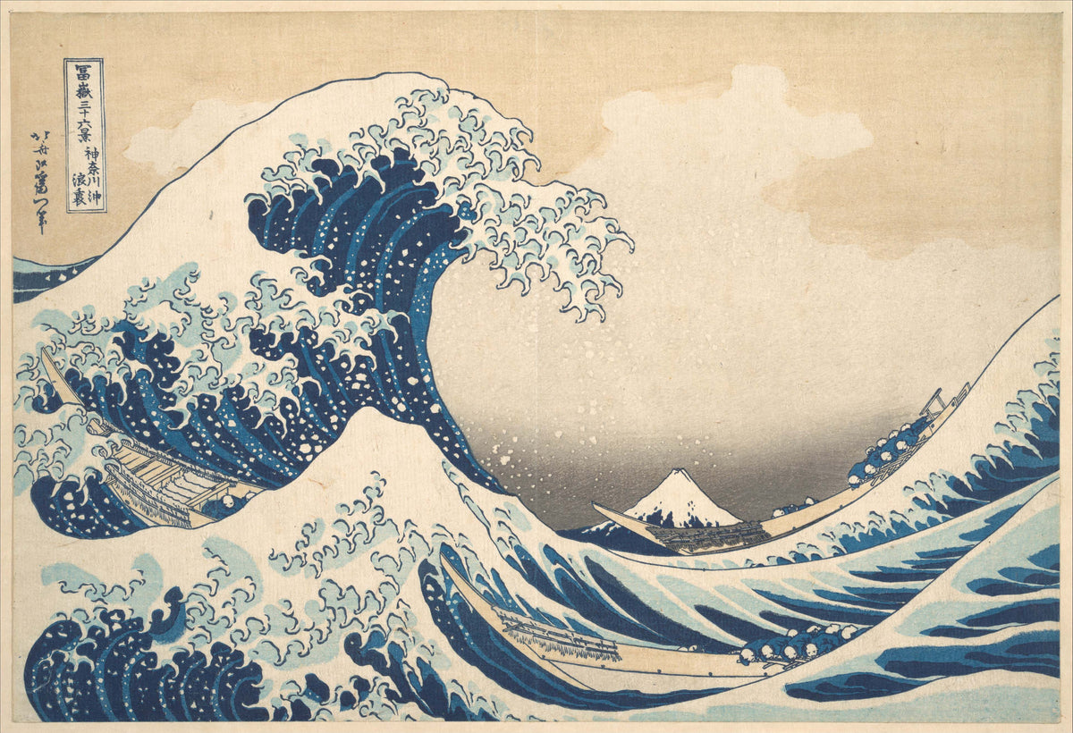 Marele Val de la Kanagawa — Katsushika Hokusai, cca. 1831