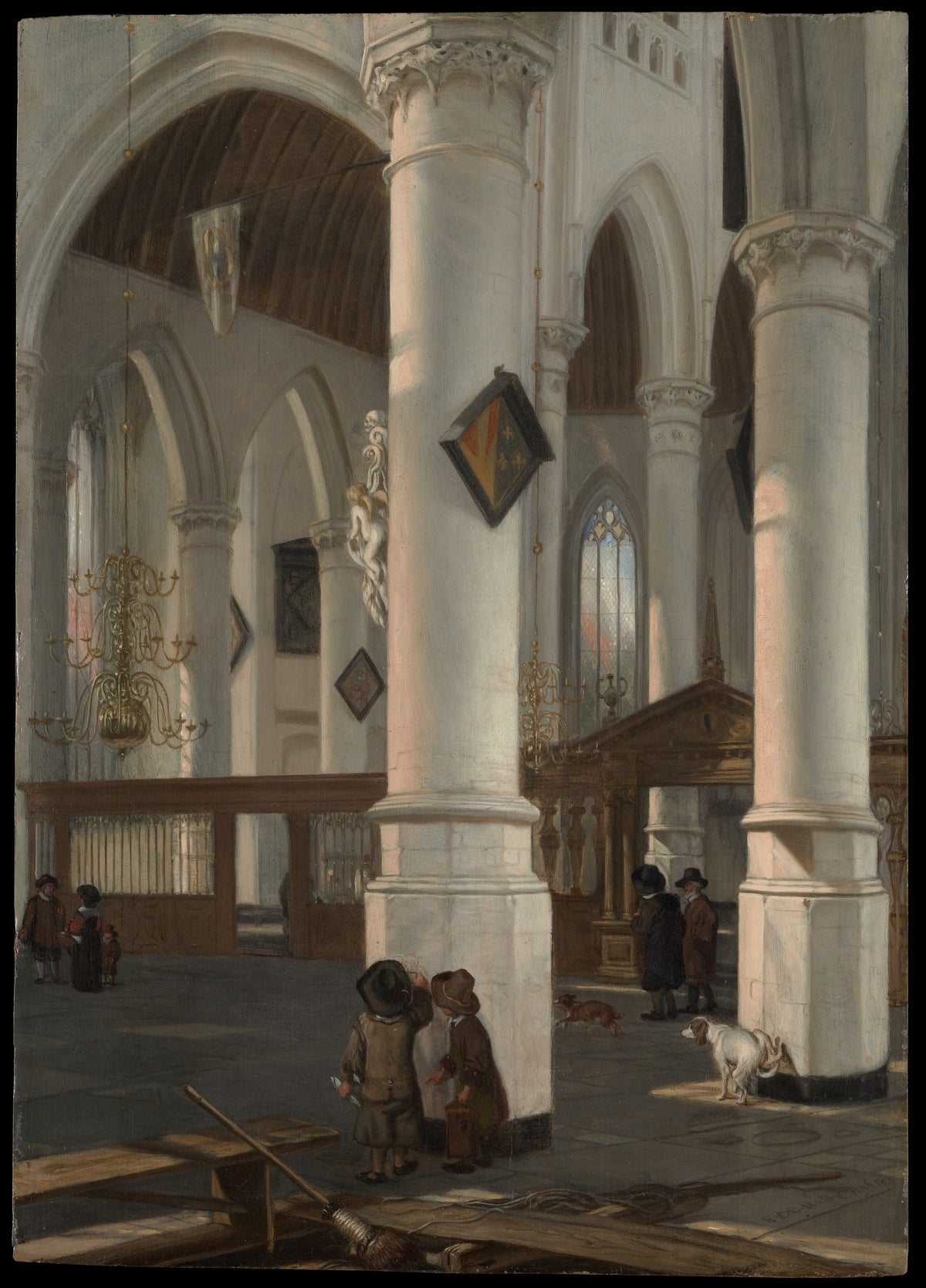 Interior of the Oude Kerk, Delft — Emanuel de Witte