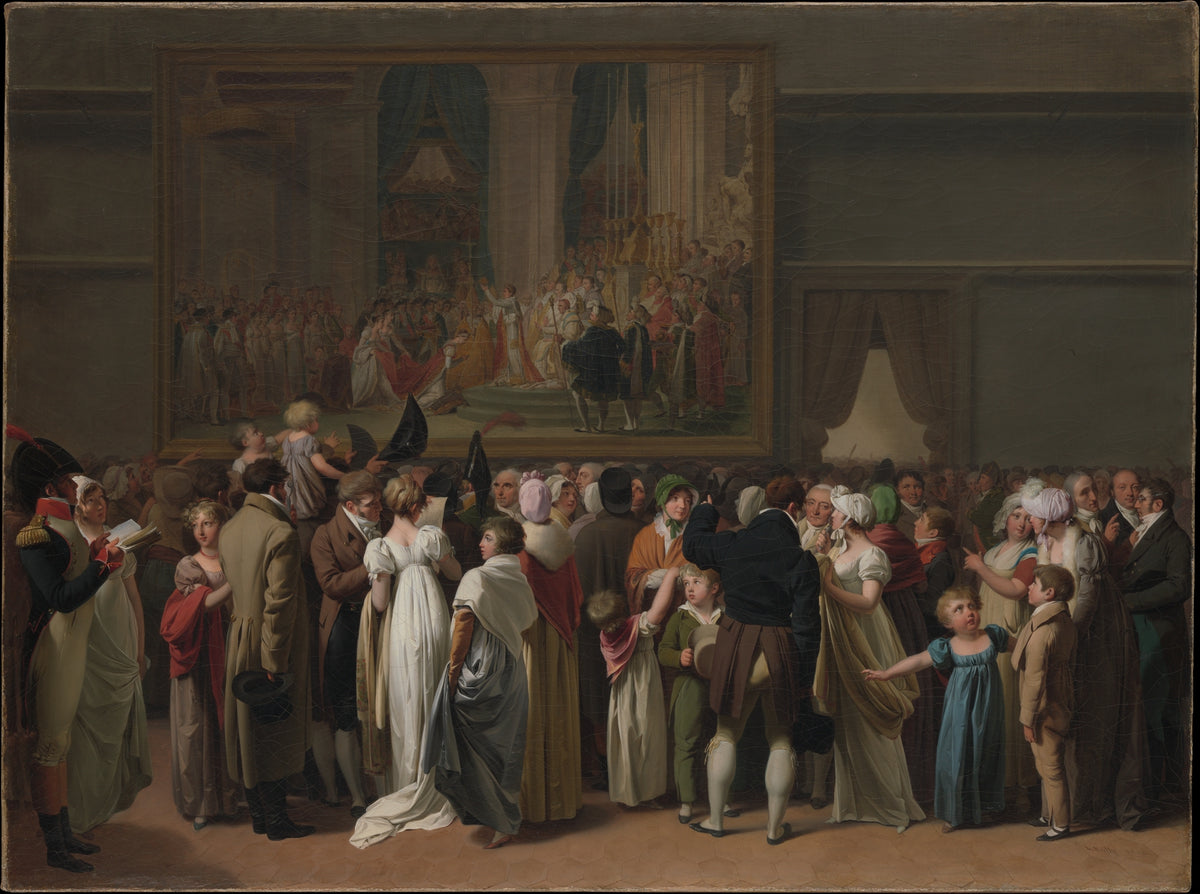 The Public Viewing David's "Coronation" at the Louvre — Louis Léopold Boilly
