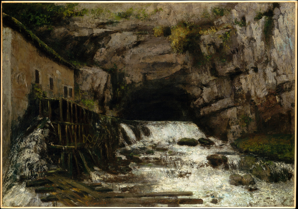 The Source of the Loue — Gustave Courbet