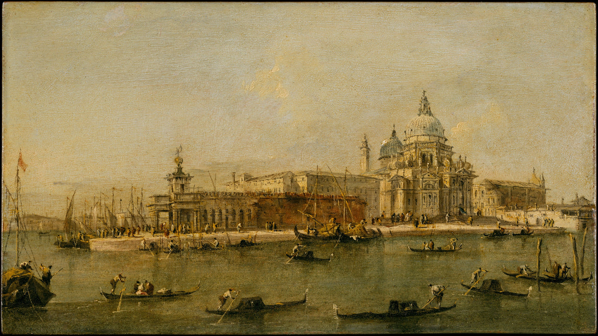 Venice: The Dogana and Santa Maria della Salute — Francesco Guardi