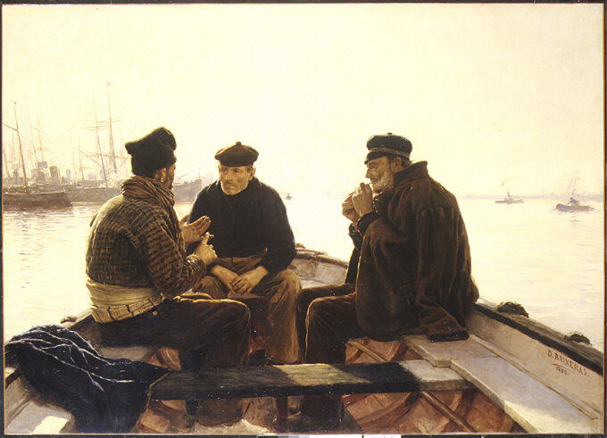 Boatmen of Barcelona — Dionisio Baixeras y Verdaguer