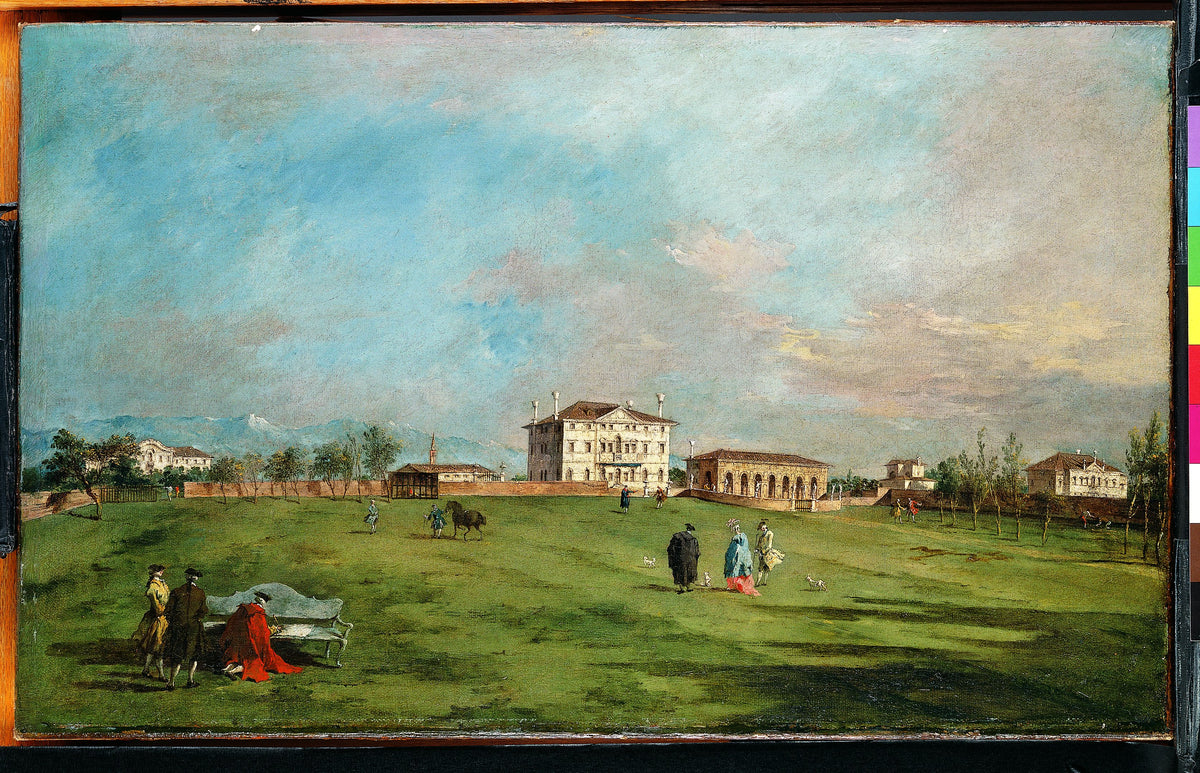 The Villa Loredan, Paese — Francesco Guardi