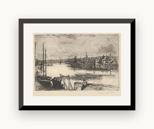 Cotul Tamisei la Battersea — Sir Francis Seymour Haden
