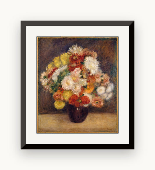 Buchet de crizanteme — Auguste Renoir
