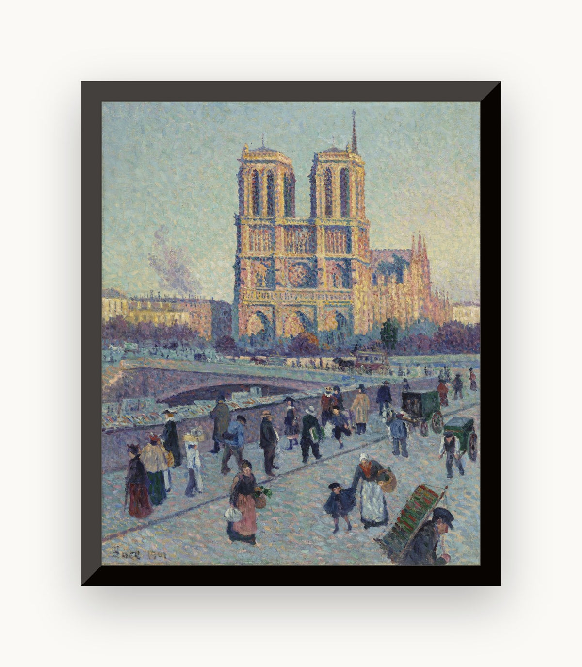 Cheiul Saint-Michel și Notre-Dame — Maximilien Luce