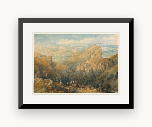 Coborârea în câmpia Granadei — David Roberts