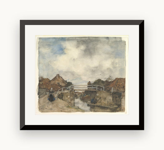 Canal olandez, Rijswijk — Jacob Maris