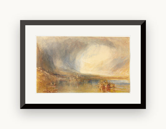 Flüelen, văzut de pe lacul Lucerna — Joseph Mallord William Turner