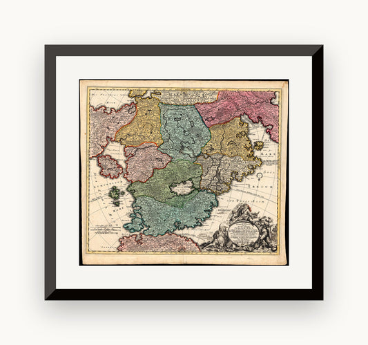 Hartă veche — Accurata Utopiae Tabula