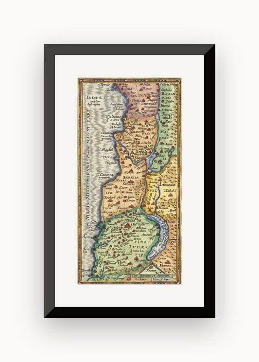 Hartă veche — The Holy Land, 1624 — Abraham Ortelius
