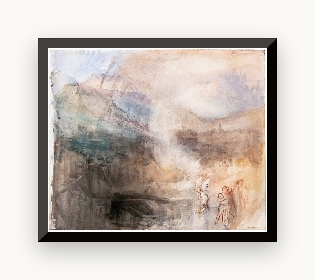 Îngerul tulburând apa — J. M. W. Turner