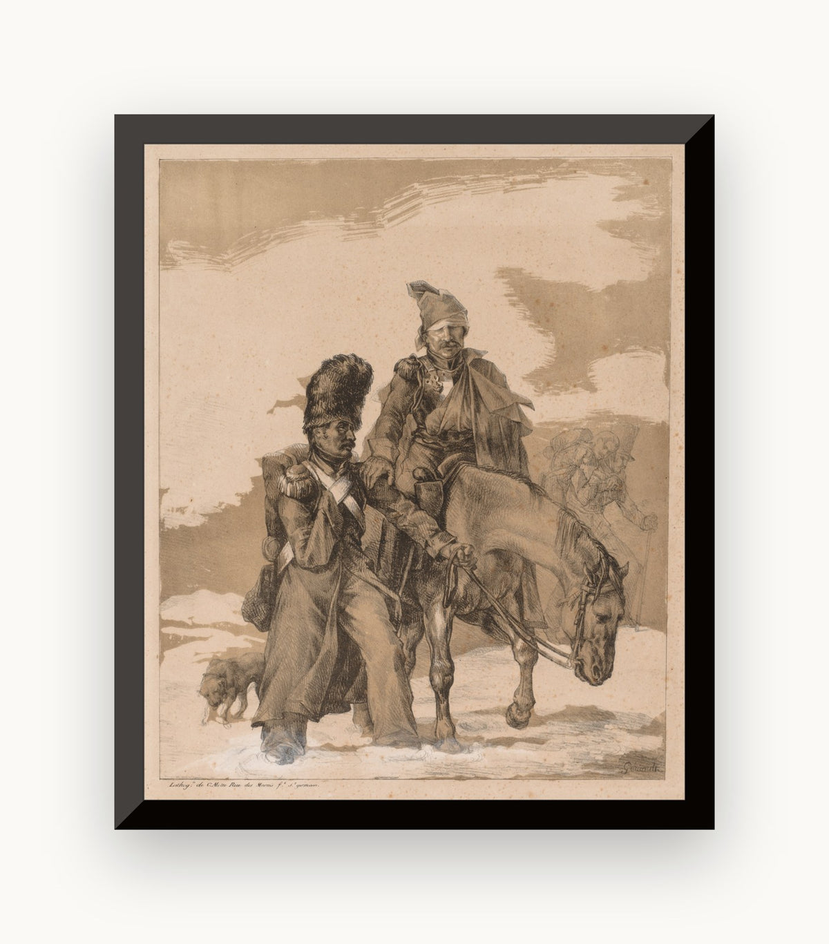 Întoarcerea din Rusia — Théodore Géricault