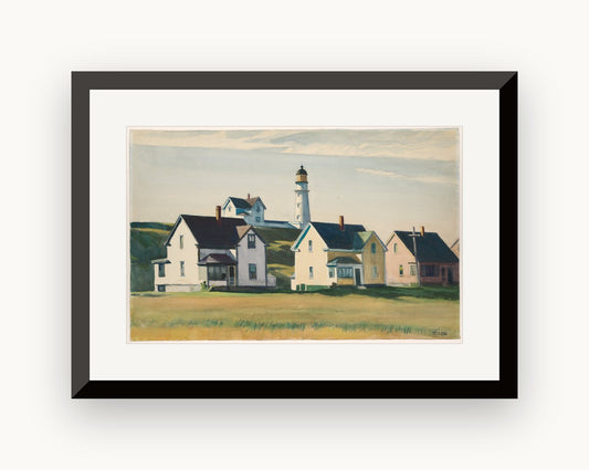 Satul cu far (cunoscut și ca Cape Elizabeth) — Edward Hopper