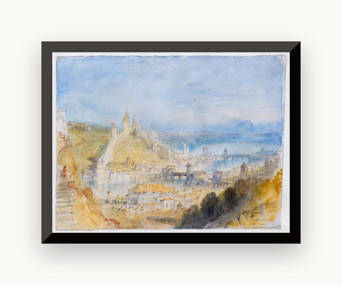 Lucerna — studiu — J. M. W. Turner