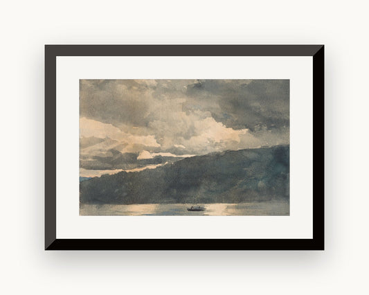 Lacul Mink, Munții Adirondack — Winslow Homer