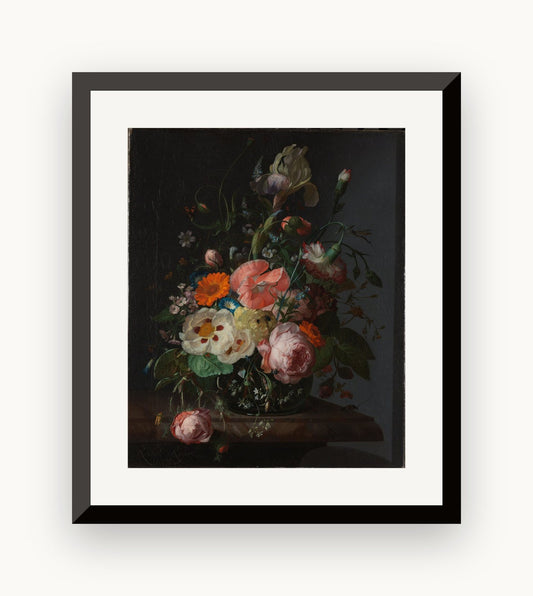 Natură moartă cu flori — sec. XVIII