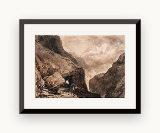 Pasul Sfântul Gothard — J. M. W. Turner