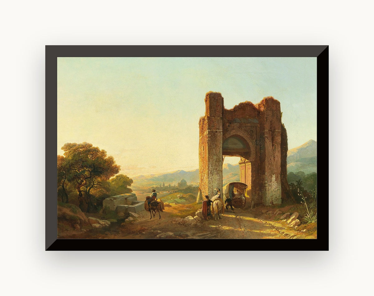 Peisaj cu ruine maure — François Bossuet
