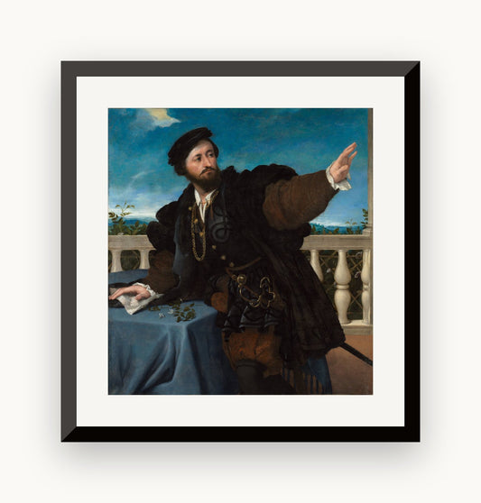 Portret de bărbat (posibil Girolamo Rosati) — Lorenzo Lotto