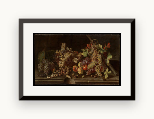 Natură moartă cu fructe și nuci — Giuseppe Ruoppolo