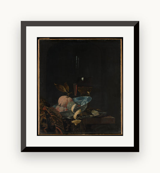 Natură moartă cu fructe, sticlărie și un bol Wanli — Willem Kalf