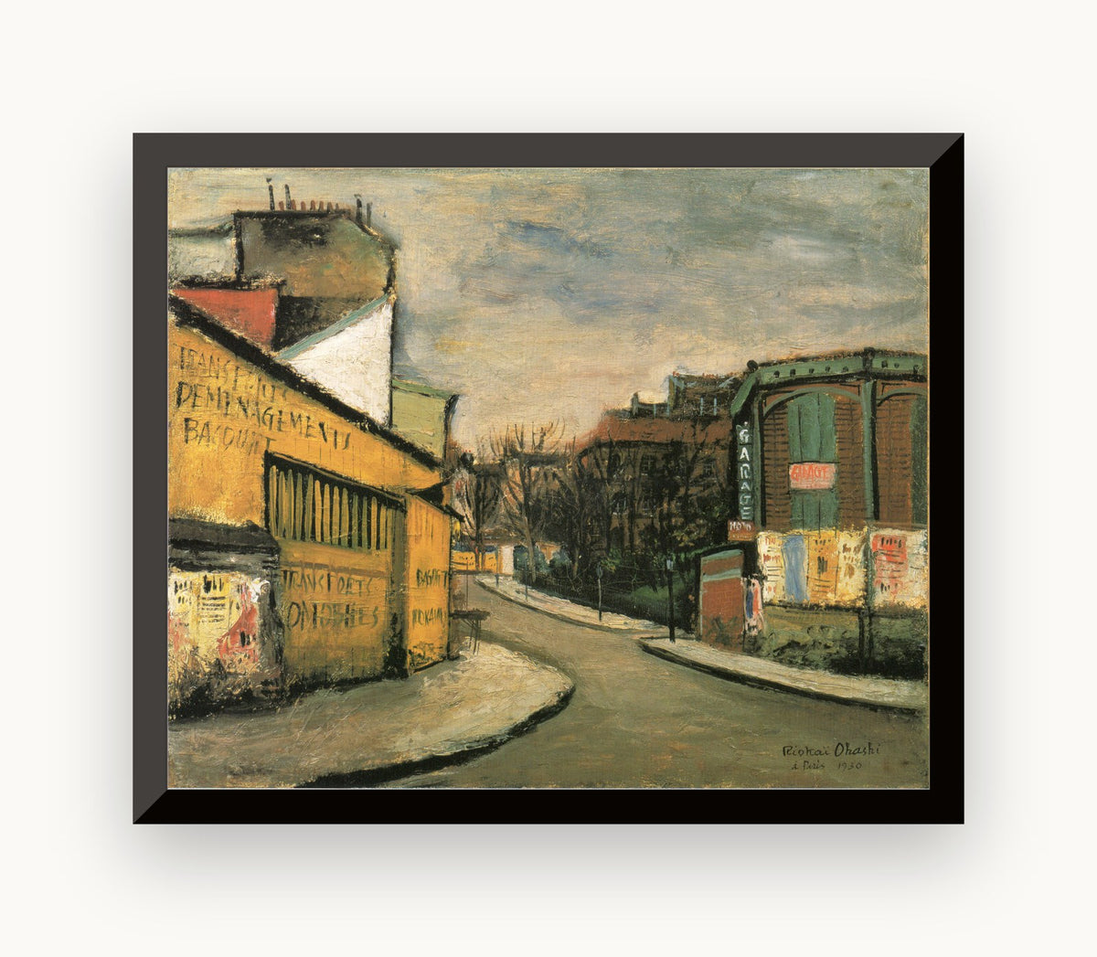 Stradă din Paris — Ōhashi Ryōkai