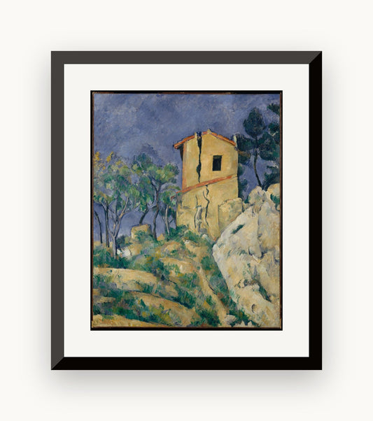 Casa cu pereții crăpați — Paul Cézanne