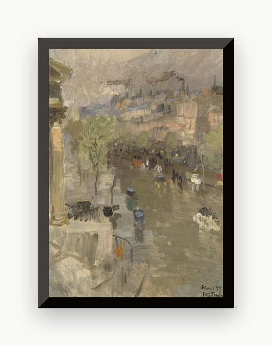 Vedere din Paris, lângă biserica Madeleine — Frits Thaulow