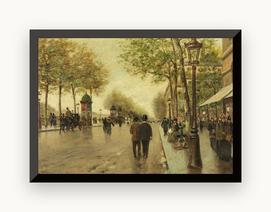 Scenă de stradă pariziană — Eugène Galien-Laloue