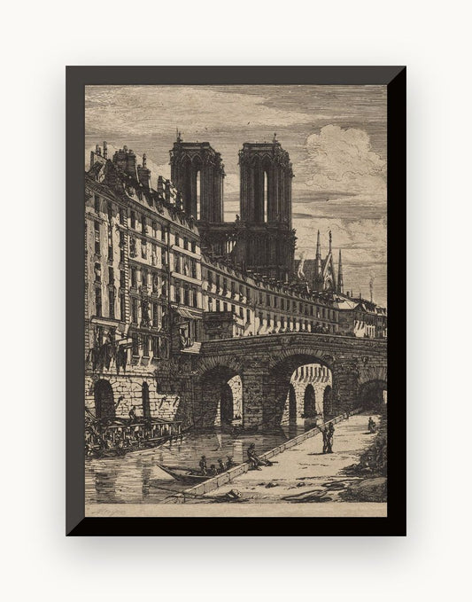 Le Petit Pont — Charles Meryon