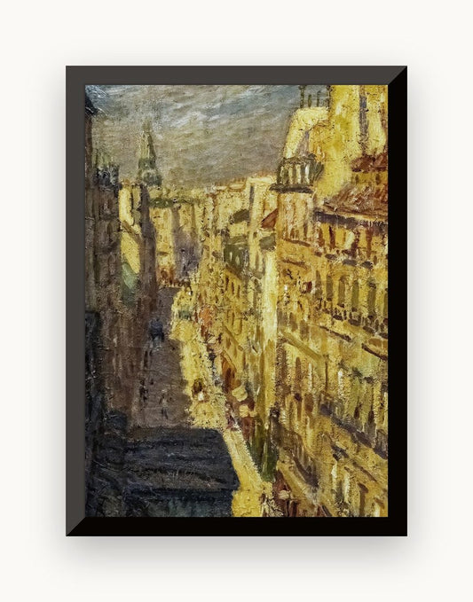 O stradă din Paris (soare de iarnă) — Marià Pidelaserra