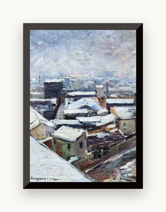 Acoperișurile Parisului văzute de pe Montmartre — Edmond Lempereur