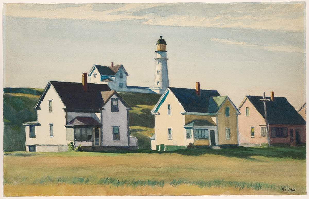 Lighthouse Village (also known as Cape Elizabeth) — Edward Hopper