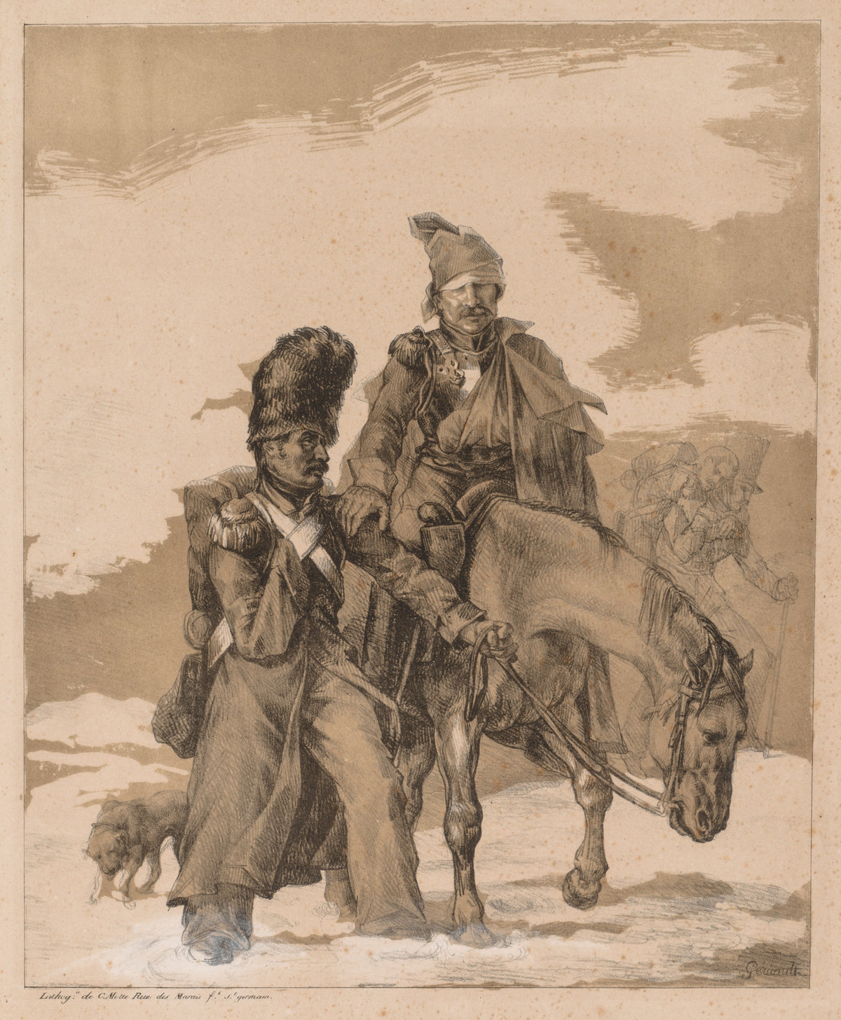 Întoarcerea din Rusia — Théodore Géricault