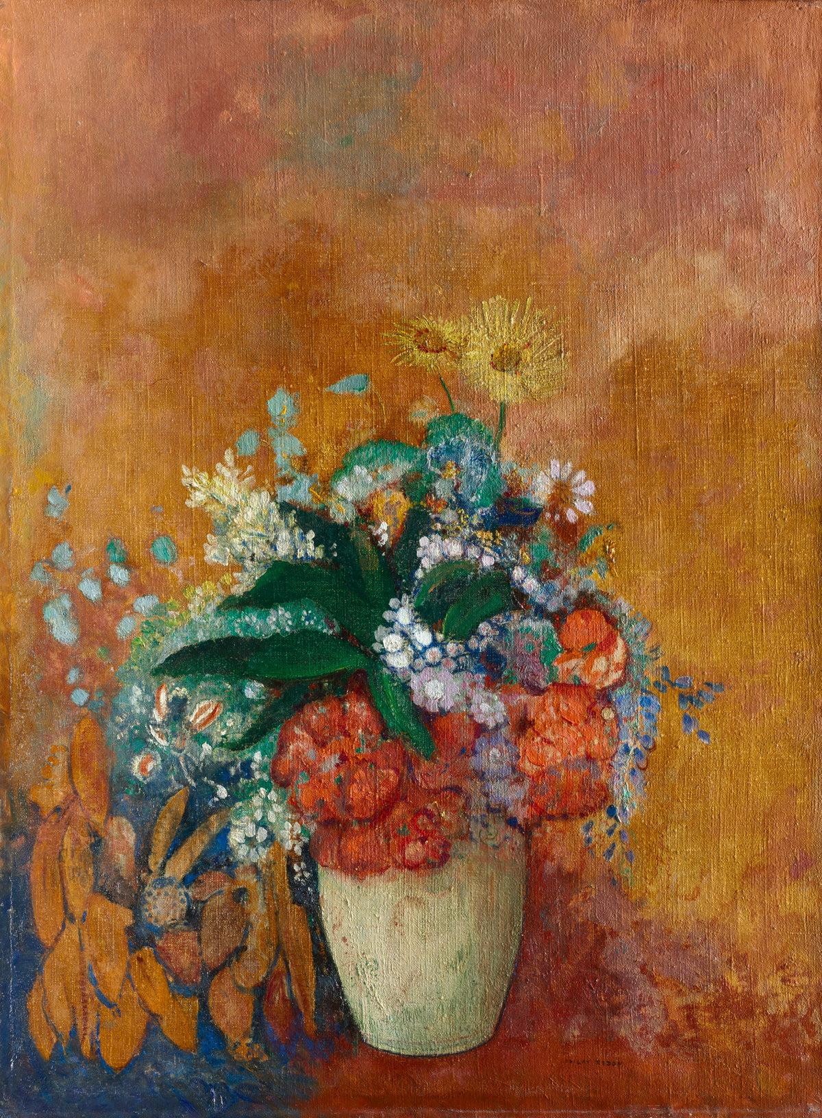 Vas cu flori — Odilon Redon