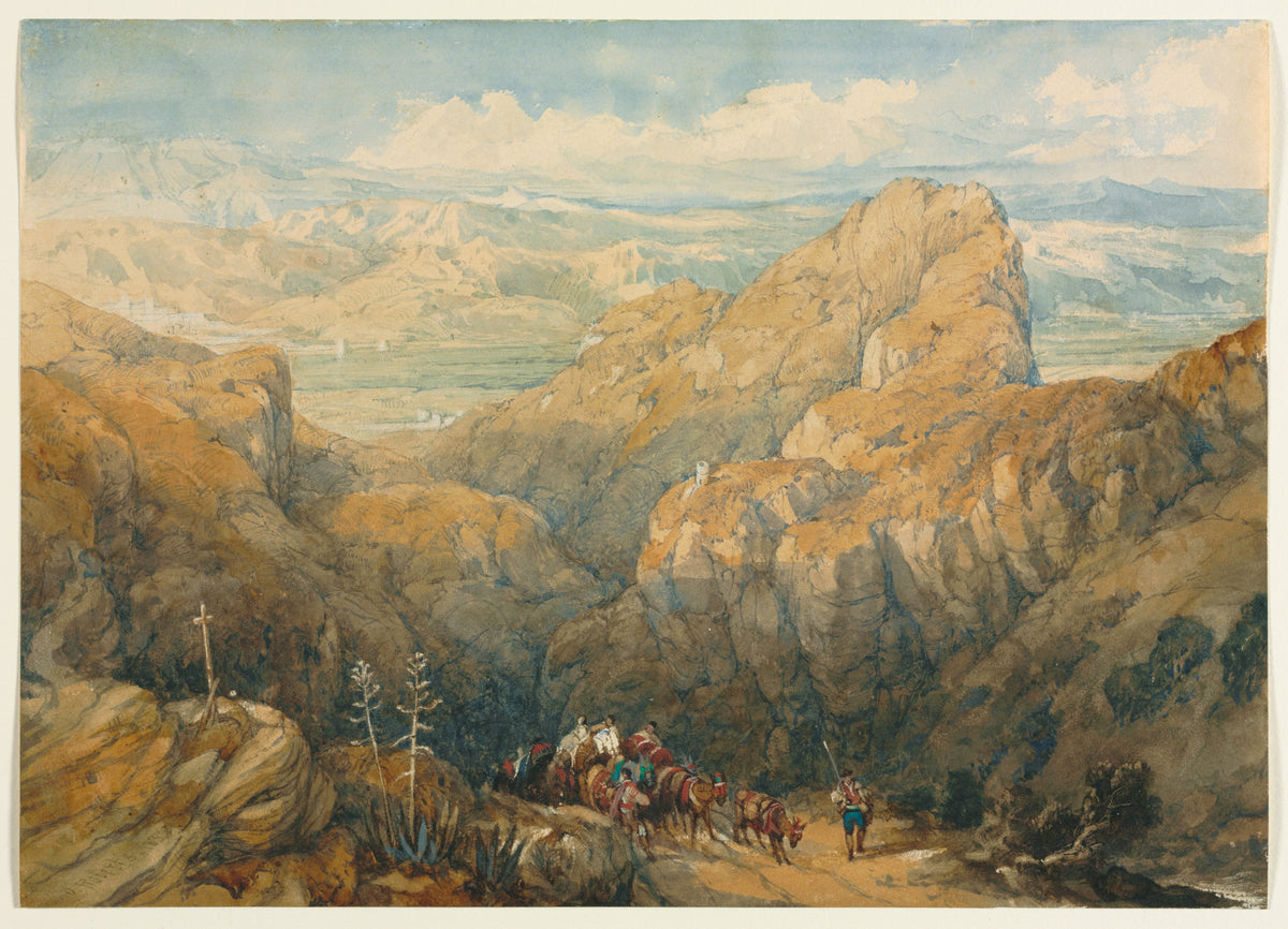 Descent into the Plain of Granada — David Roberts