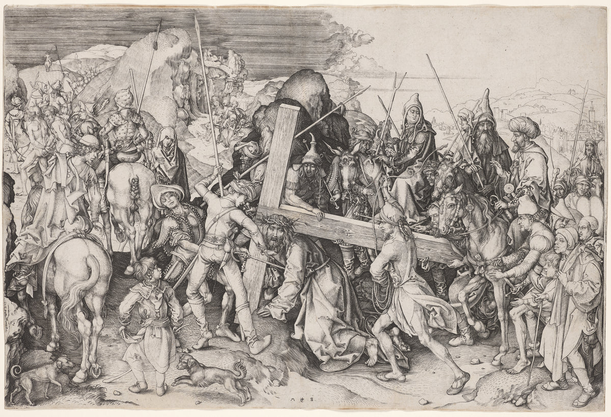 Christ Carrying the Cross — Martin Schongauer