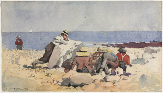 A Clam-Bake — Winslow Homer