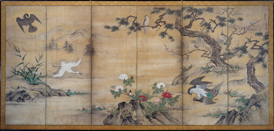 Birds and Flowers — Kano Shōei
