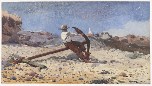 Boy with Anchor — Winslow Homer