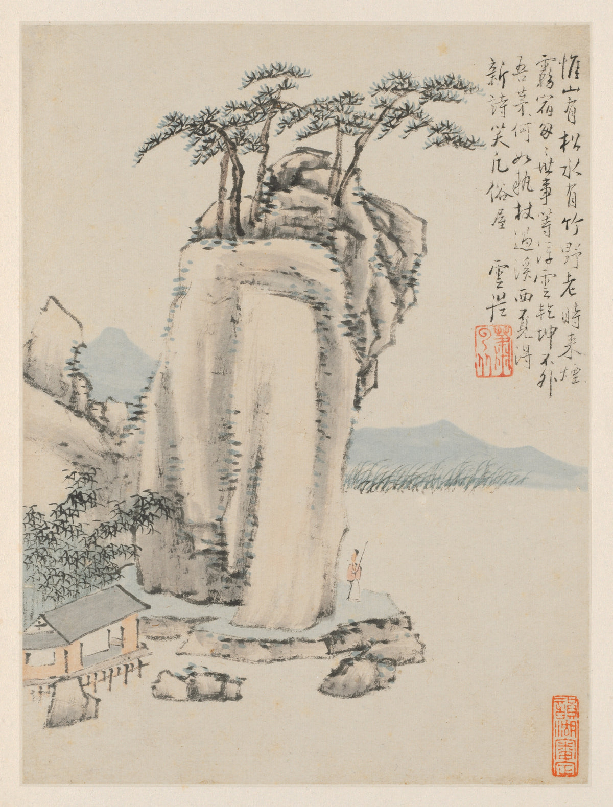 Album de peisaje ale anotimpurilor, foaia G — Xiao Yuncong