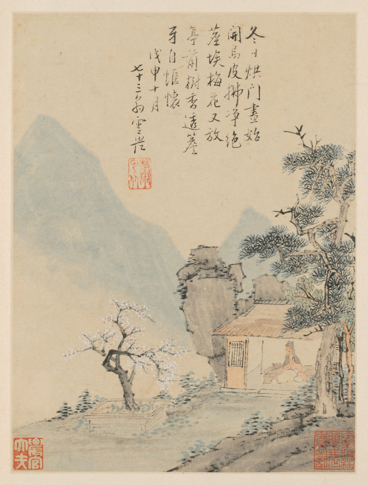 Album de peisaje ale anotimpurilor, foaia H — Xiao Yuncong