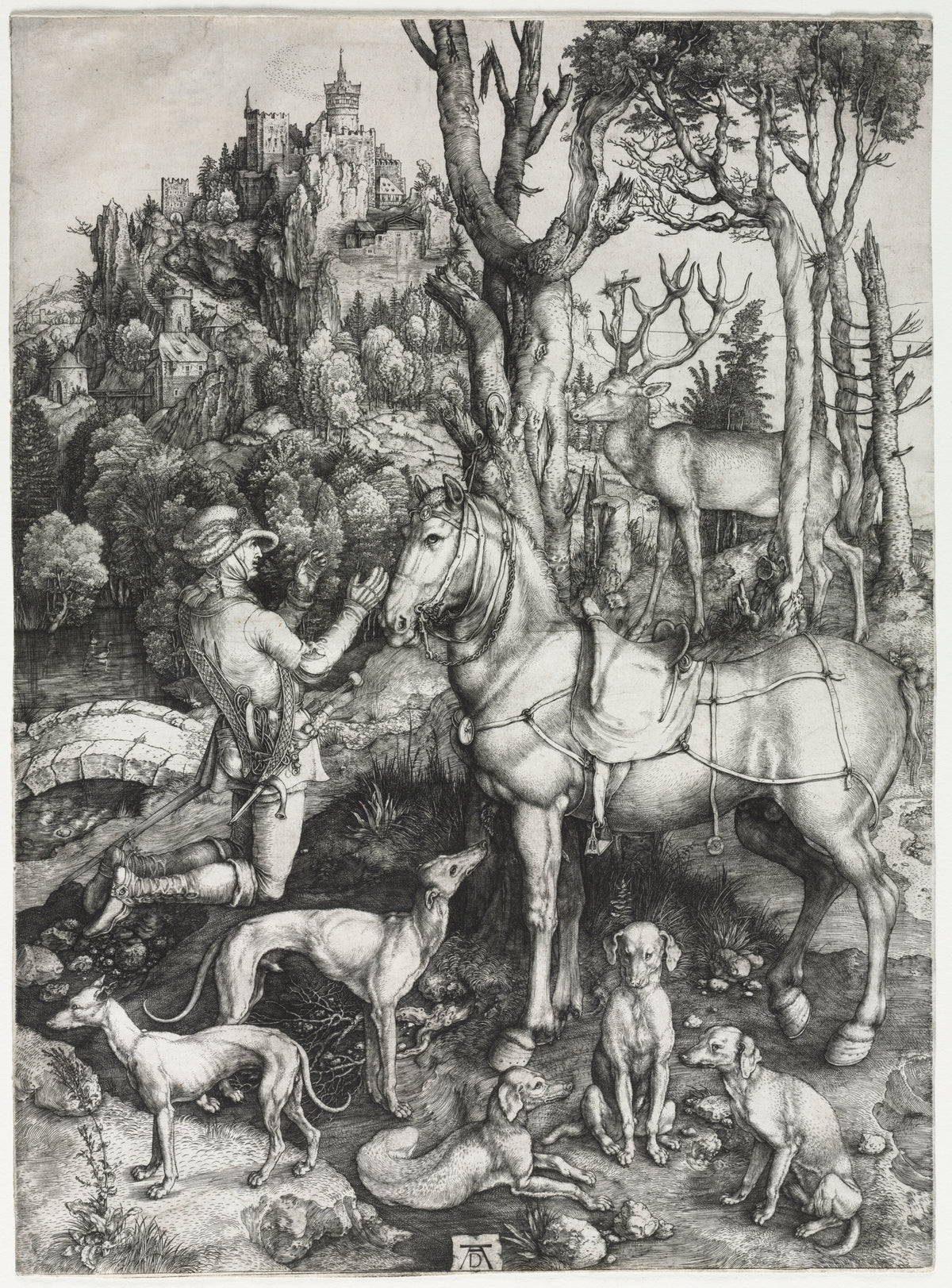 Saint Eustace — Albrecht Dürer