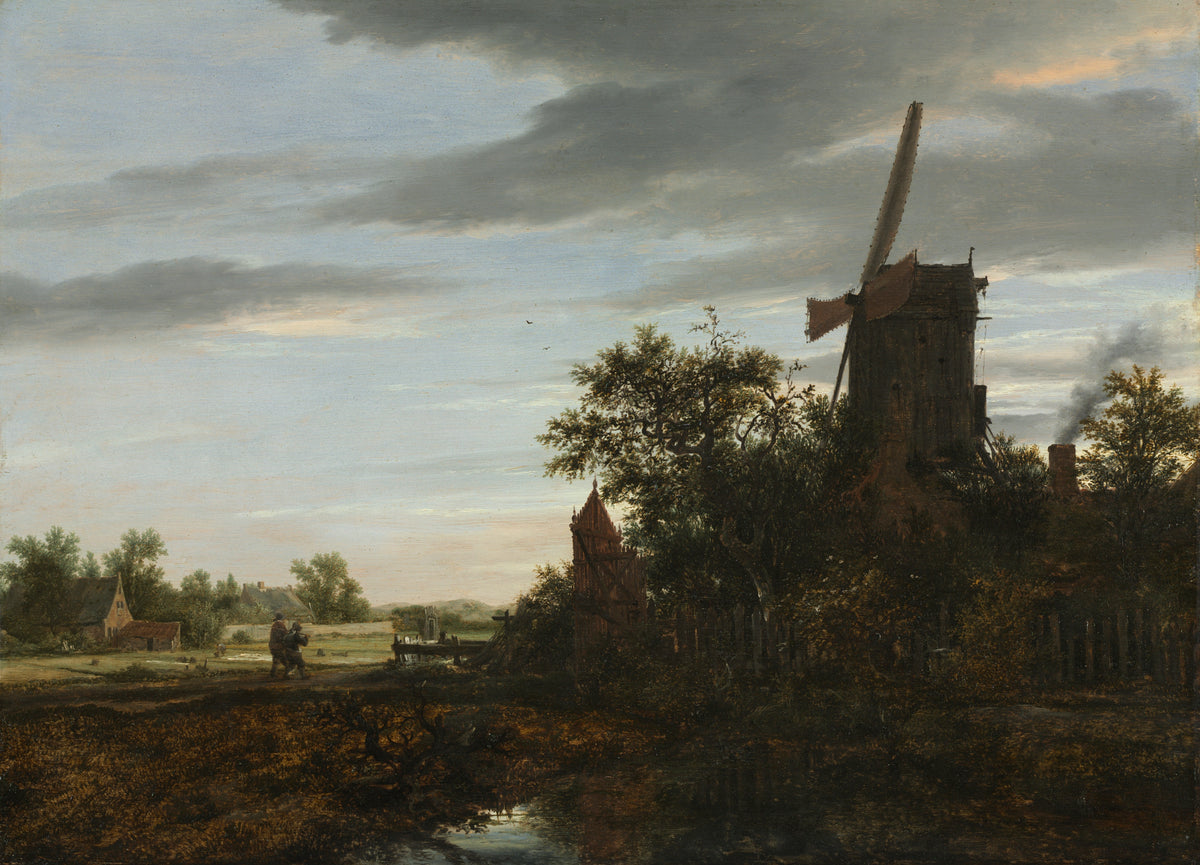Landscape with a Windmill — Jacob van Ruisdael