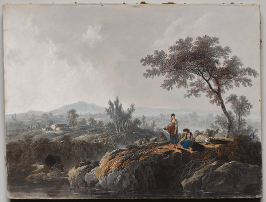 Shepherds in a Landscape — Jean Baptiste Pillement