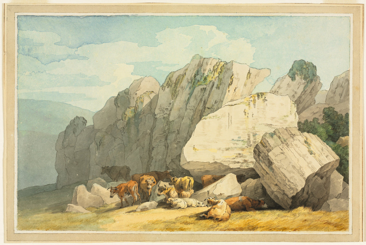 Leigh Tor Rocks at Poundsgate, near New Bridge on the Dart, Devon — John White Abbott